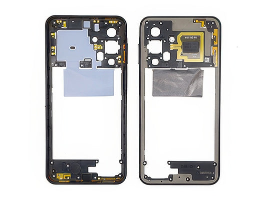 Rear Cover + Tasto Volume + Antenna NFC Nero per Samsung SM-A276 Galaxy A27 5G
