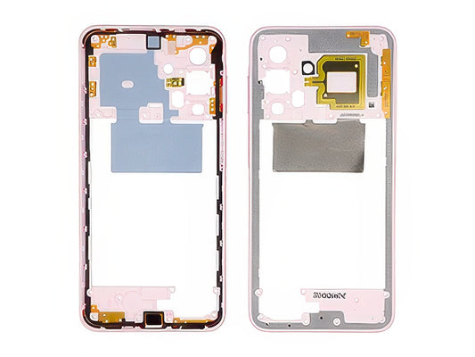 Rear Cover + Tasto Volume + Antenna NFC Rosa Chiaro per Samsung SM-A276 Galaxy A27 5G