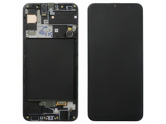 Display Lcd Soft Oled Nero con Frame Qualità Eccelsa per Samsung SM-A307 Galaxy A30s