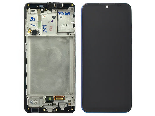 Lcd + Touchscreen + Frame + Vibrazione Nero per Samsung SM-A315 Galaxy A31
