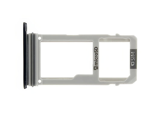 Sportello Sim card/SD Card + Alloggio Nero per Samsung SM-A320 Galaxy A3 2017