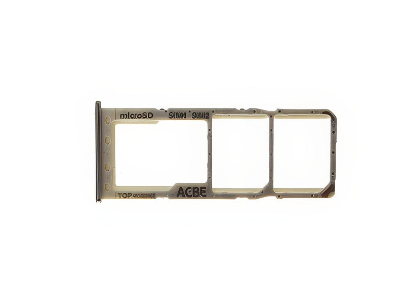 Sportello Dual Sim card/SD Card + Alloggio Awesome White per Samsung SM-A325 Galaxy A32