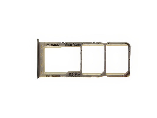 Sportello Dual Sim card/SD Card + Alloggio Awesome White per Samsung SM-A325 Galaxy A32