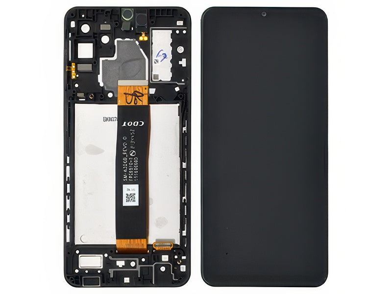 Lcd + Touch Screen + Frame + Altoparlante Nero per Samsung SM-A326 Galaxy A32 5G