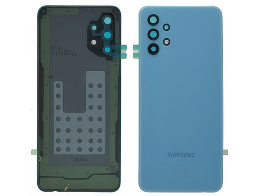 Cover Batteria + Cover Camera completo + Adesivi Blu per Samsung SM-A326 Galaxy A32 5G