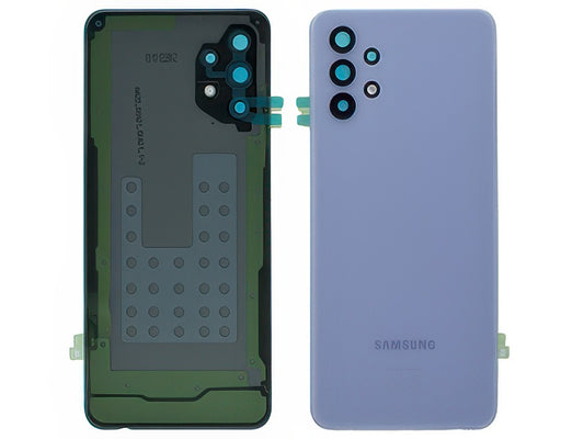 Cover Batteria + Cover Camera completo + Adesivi Violet per Samsung SM-A326 Galaxy A32 5G