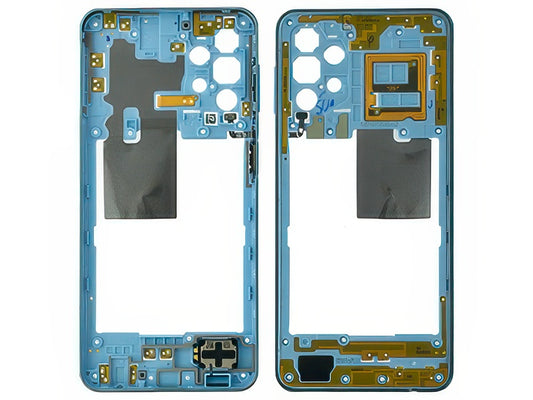 Rear Cover + Tasti Laterali + Antenna NFC + Suoneria Blu per Samsung SM-A326 Galaxy A32 5G