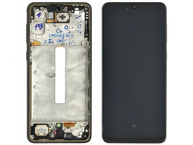 Lcd +Touchscreen + Frame + Tasti Laterali + Suoneria + Altoparlante Awesome Black per Samsung SM-A336 Galaxy A33 5G