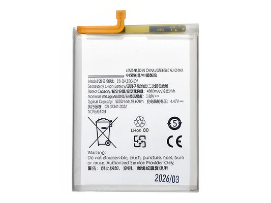 Batteria Litio 5000 mAh slim per Samsung SM-A336 Galaxy A33 5G
