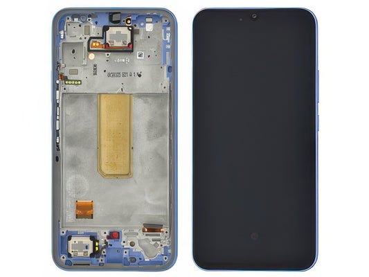Lcd +Touchscreen + Frame + Tasti Laterali Awesome Violet per Samsung SM-A346 Galaxy A34 5G