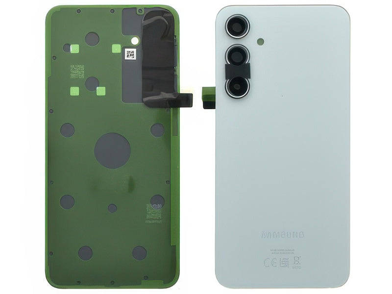 Cover Batteria + Vetrino Camera + Adesivi Awesome Ice Blue per Samsung SM-A356 Galaxy A35 5G