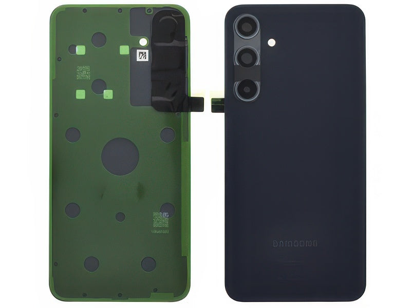 Cover Batteria + Vetrino Camera + Adesivi Awesome Navy per Samsung SM-A356 Galaxy A35 5G