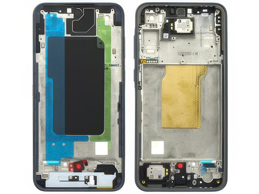 Rear Cover + Tasti Laterali + Altoparlante Awesome Navy per Samsung SM-A356 Galaxy A35 5G