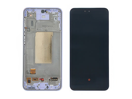 Lcd + Touchscreen + Frame + Tasti Laterali Awesome Lavender per Samsung SM-A376 Galaxy A37 5G