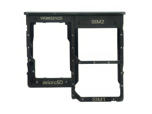 Sportello Dual Sim card/SD Card + Alloggio Nero per Samsung SM-A405 Galaxy A40