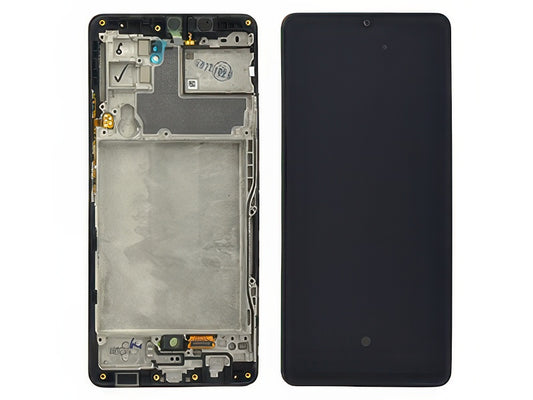 Display Lcd Incell Nero con Frame No sensore proxy e Lettore impronta Qualità Ottima per Samsung SM-A426 Galaxy A42 5G