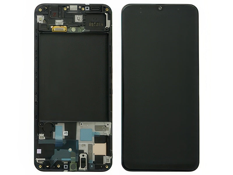 Lcd + Touchscreen + Frame Nero per Samsung SM-A505 Galaxy A50