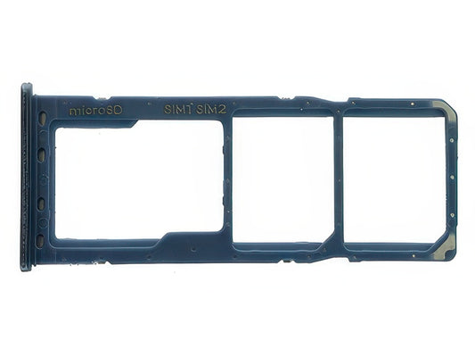 Sportello Dual Sim card/SD Card + Alloggio Blu per Samsung SM-A505 Galaxy A50