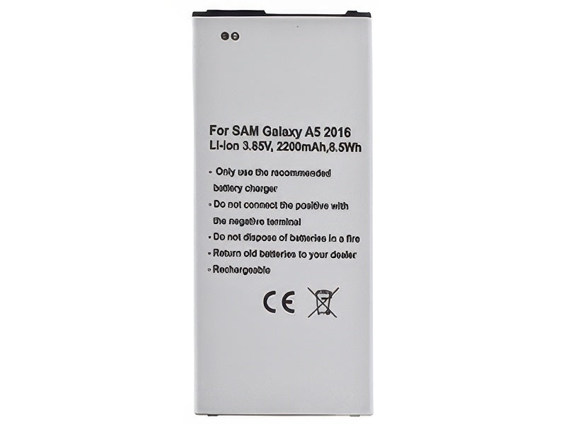 Batteria Litio 3000 mAh slim per Samsung SM-A510 Galaxy A5 2016