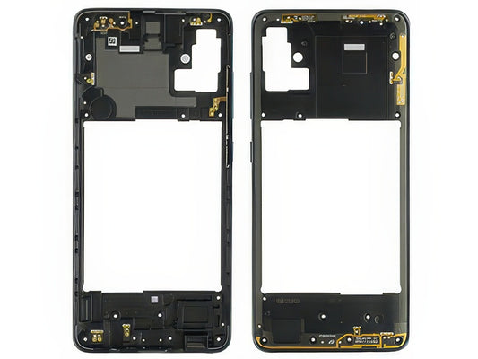 Rear Cover + Tasti Laterali Nero per Samsung SM-A515 Galaxy A51