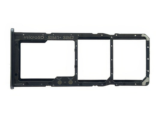 Sportello Dual Sim card/SD Card + Alloggio Nero per Samsung SM-A515 Galaxy A51