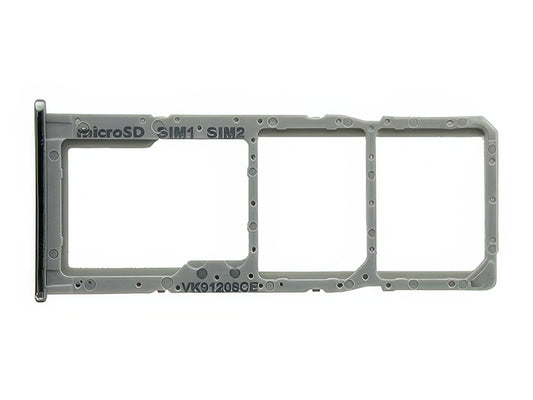 Sportello Dual Sim card/SD Card + Alloggio Argento per vers. Bianco per Samsung SM-A515 Galaxy A51