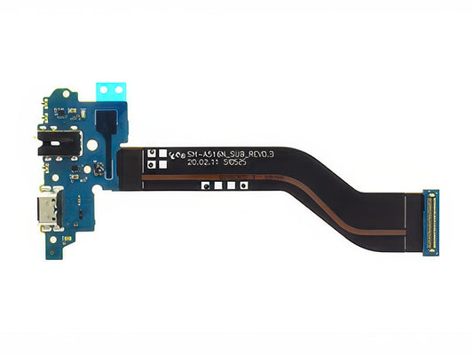 Flat cable + Plug In + Jack Audio + Microfono per Samsung SM-A516 Galaxy A51 5G