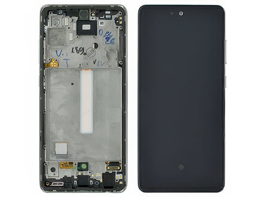 Lcd + Touchscreen + Frame + Tasti Laterali Awesome White per Samsung SM-A526 Galaxy A52 5G