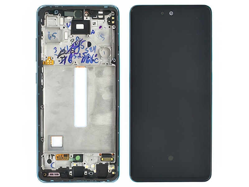 Display Lcd Soft Oled Awesome Blue con Frame Qualità Eccelsa per Samsung SM-A528 Galaxy A52s 5G