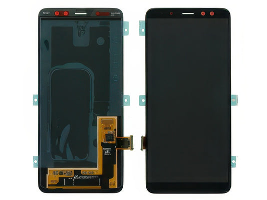 Lcd + Touchscreen Nero per Samsung SM-A530 Galaxy A8 Dual Sim
