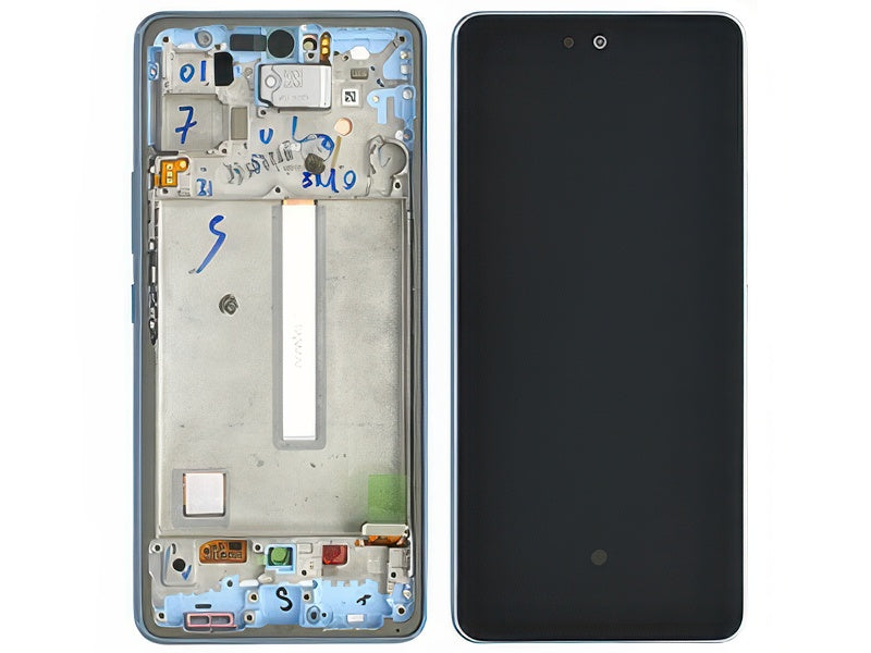 Display Lcd Soft Oled Awesome Blue con Frame Qualità Eccelsa per Samsung SM-A536 Galaxy A53 5G