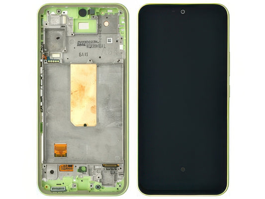 Lcd + Touchscreen + Frame + Tasti Laterali Awesome Lime per Samsung SM-A546 Galaxy A54 5G