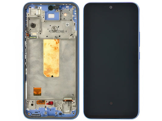 Lcd + Touchscreen + Frame + Tasti Laterali Awesome Violet per Samsung SM-A546 Galaxy A54 5G
