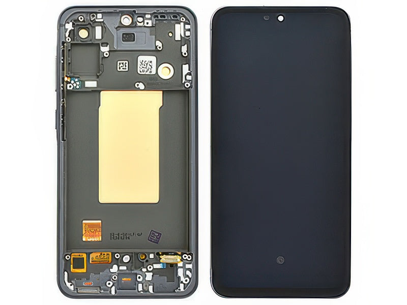 Display Lcd Soft Oled Nero con Frame Qualità Eccelsa per Samsung SM-A566 Galaxy A56 5G