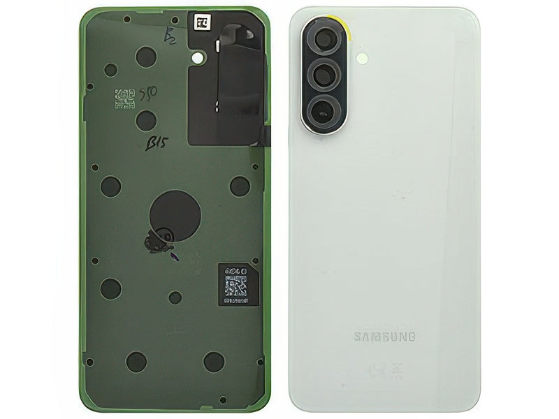 Cover Batteria + Vetrino Camera + Adesivi Grigio Chiaro per Samsung SM-A566 Galaxy A56 5G