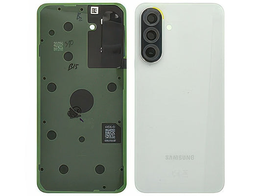 Cover Batteria + Vetrino Camera + Adesivi Grigio Chiaro per Samsung SM-A566 Galaxy A56 5G