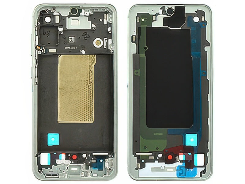 Guscio frontale + Frame Supporto LCD e Touchscreen + Tasti Laterali Olive per Samsung SM-A566 Galaxy A56 5G