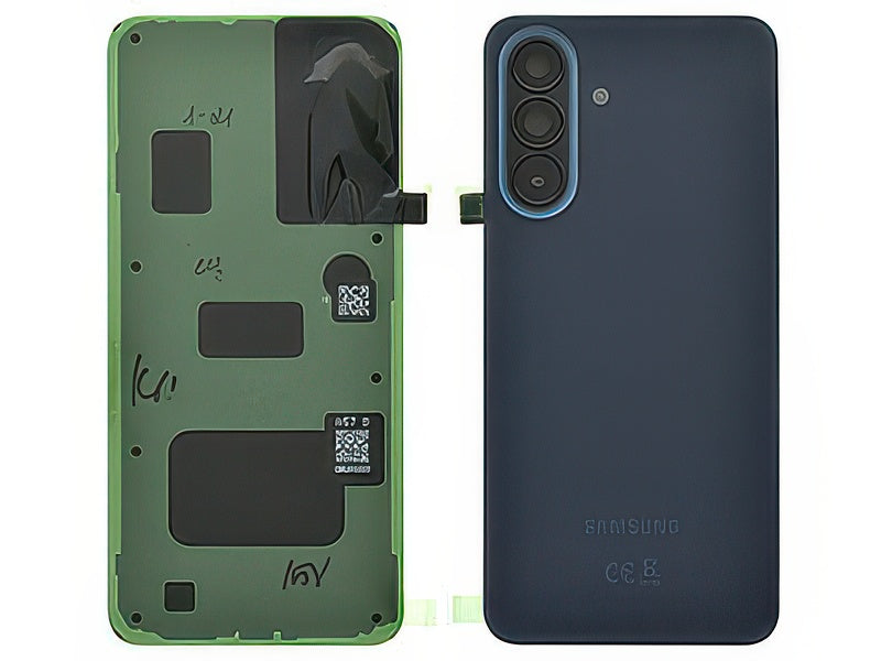 Cover Batteria + Vetrino Camera + Adesivi Awesome Navy per Samsung SM-A576 Galaxy A57 5G