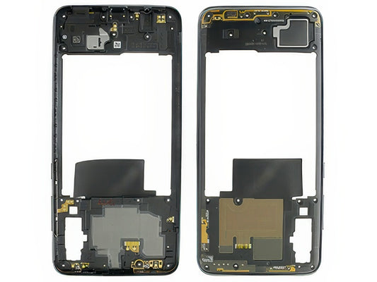 Rear Cover + Suoneria + Antenna + Tasti Laterali Nero per Samsung SM-A705 Galaxy A70