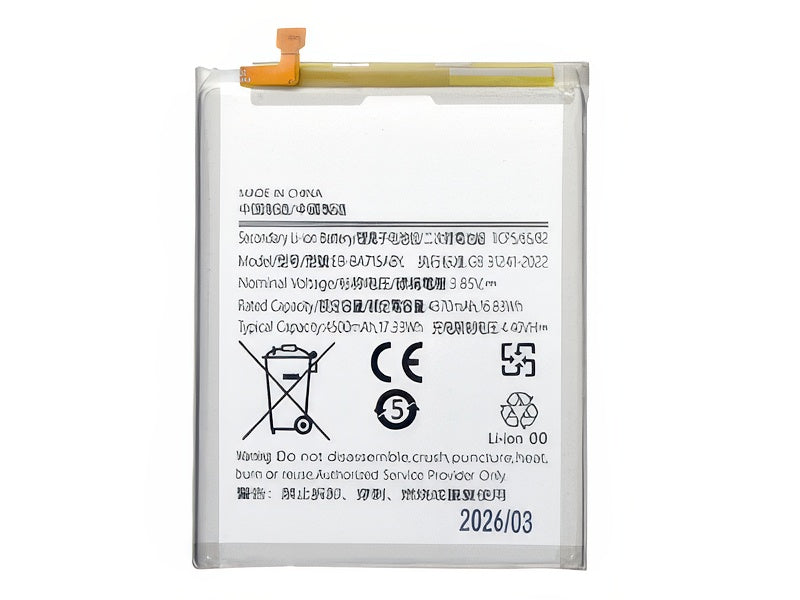 Batteria Litio 4400 mAh slim per Samsung SM-A715 Galaxy A71