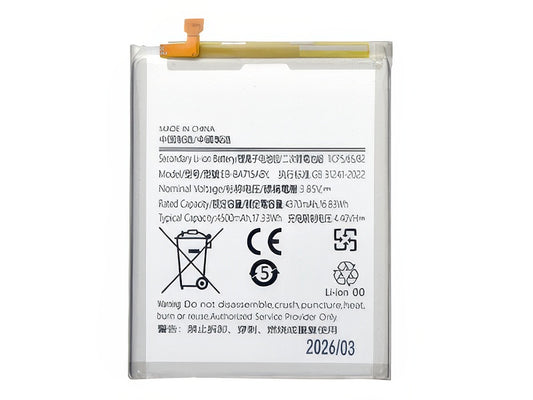 Batteria Litio 4400 mAh slim per Samsung SM-A715 Galaxy A71