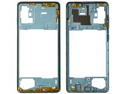 Rear Cover + Tasti Laterali Blu per Samsung SM-A715 Galaxy A71