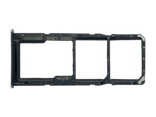 Sportello Dual Sim card/SD Card + Alloggio Nero per Samsung SM-A715 Galaxy A71