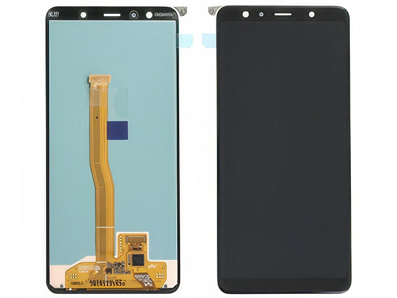 Lcd + Touchscreen Nero per Samsung SM-A750 Galaxy A7 2018