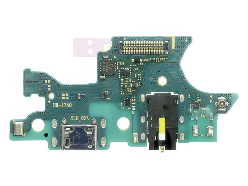 Sub Board + Plug In + Jack Audio + Microfono per Samsung SM-A750 Galaxy A7 2018