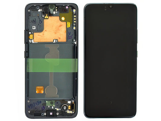Lcd + Touchscreen + Altoparlante + Tasti Laterali + Vibrazione Nero per Samsung SM-A908 Galaxy A90 5G