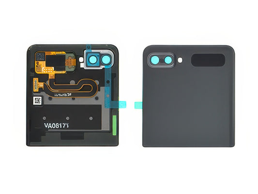 Cover Batteria Superiore completo Mystic Gray per Samsung SM-F707 Galaxy Z Flip 5G