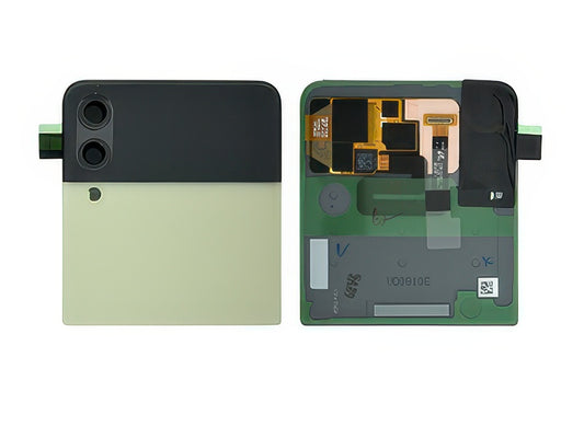 Lcd Esterno + Cover Superiore + Vetrino Camera Cream per Samsung SM-F711 Galaxy Z Flip3 5G