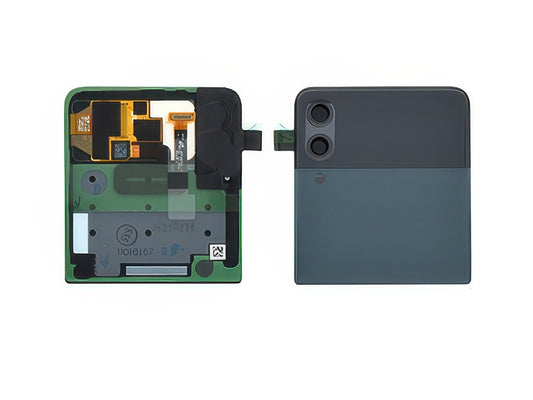 Lcd Esterno + Cover Superiore + Vetrino Camera Verde per Samsung SM-F711 Galaxy Z Flip3 5G