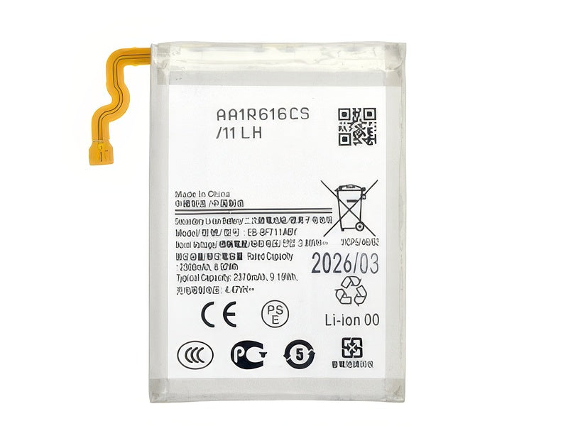Batteria Litio 2370 mAh slim per Samsung SM-F711 Galaxy Z Flip3 5G